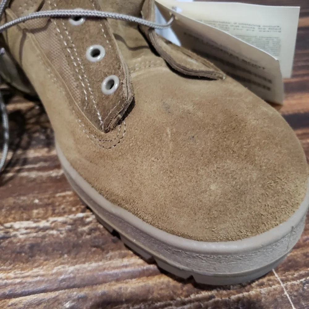 McRae Combat Boots Men 13W 18-D-1034 Tan Like New Tactical Vibram Desert US Army